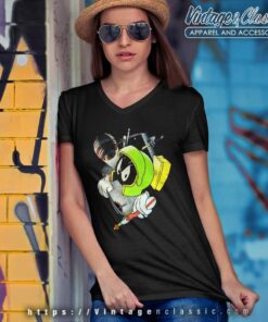 Marvin The Martian Shirt In Space Jam V Neck TShirt