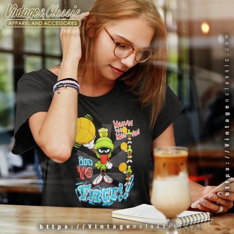 Marvin The Martian Shirt In Yo Face Women TShirt Marvin The Martian Shirt In Yo Face Women TShirt