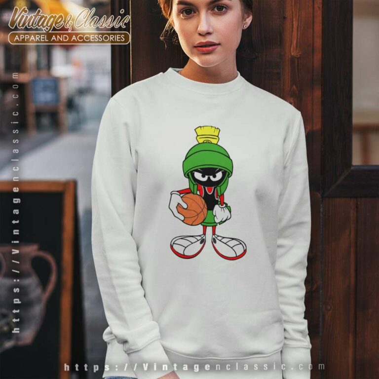 Marvin The Martian Shirt Play Basketball Sweatshirt Marvin The Martian Shirt Play Basketball Sweatshirt