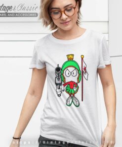 Marvin The Martian Shirt Ready With Laser Gun Women TShirt