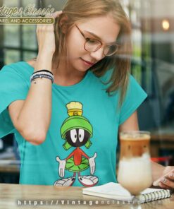 Marvin The Martian Shrug Women TShirt