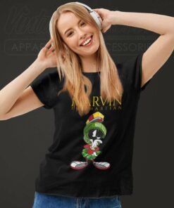 Marvin The Martian Thinking Women TShirt