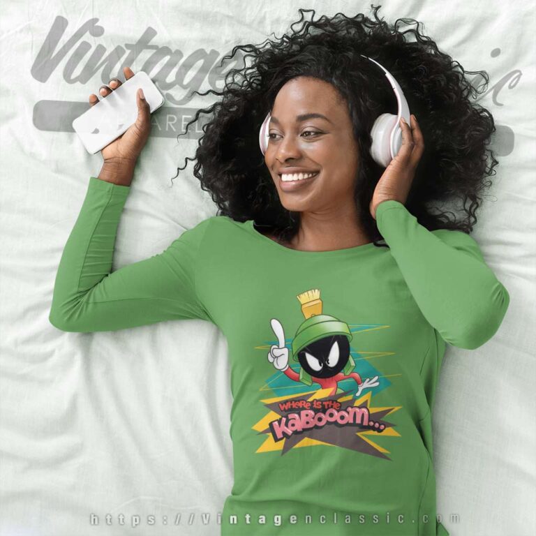 Marvin The Martian Where Is The Kaboom Long Sleeve Tee Marvin The Martian Where Is The Kaboom Long Sleeve Tee