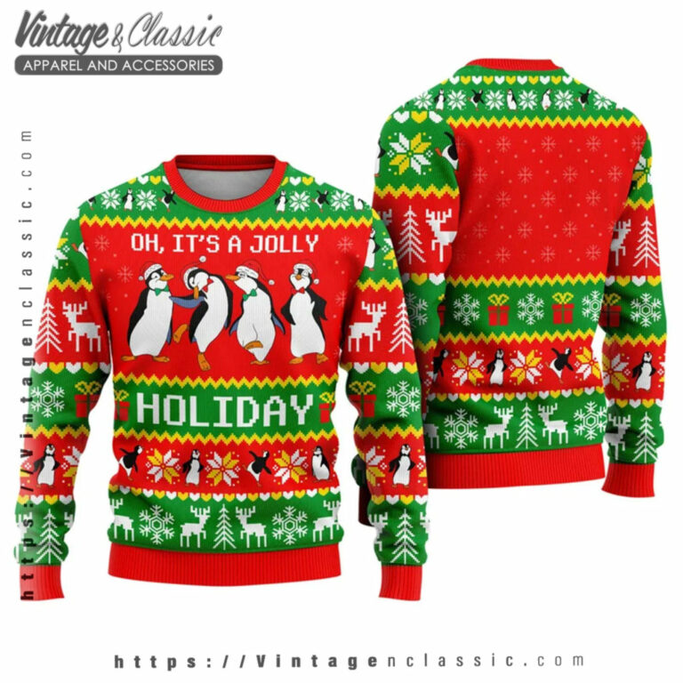 Mary Poppins Dancing Penguin Ugly Sweater Ugly Christmas Sweater Mary Poppins Dancing Penguin Ugly Sweater Ugly Christmas Sweater