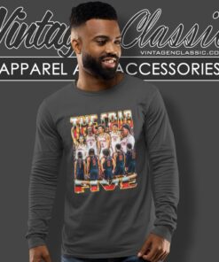 Maryland The Crab Five Baskeball Shirt Long Sleeve Tee