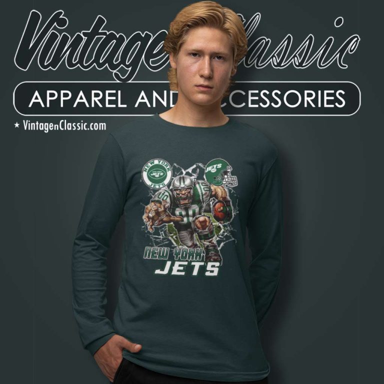 Mascot New York Jets Nfl Football 2023 Long Sleeve Tee Mascot New York Jets Nfl Football 2023 Long Sleeve Tee