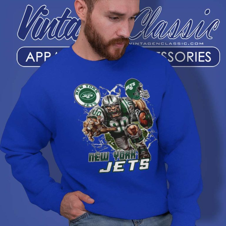 Mascot New York Jets Nfl Football 2023 Sweatshirt Mascot New York Jets Nfl Football 2023 Sweatshirt
