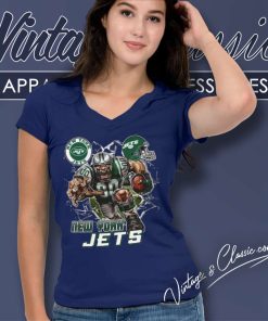 Mascot New York Jets Nfl Football 2023 V Neck TShirt