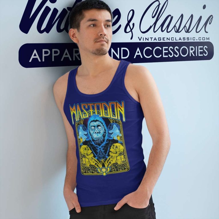 Mastodon Ape Sasquatch Tank Top Racerback Mastodon Ape Sasquatch Tank Top Racerback