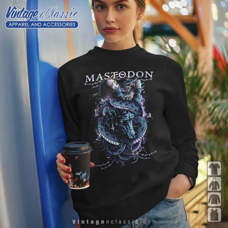 Mastodon Black Phillip Lava Foil Sweatshirt Mastodon Black Phillip Lava Foil Sweatshirt