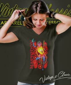 Mastodon Dancer V Neck TShirt
