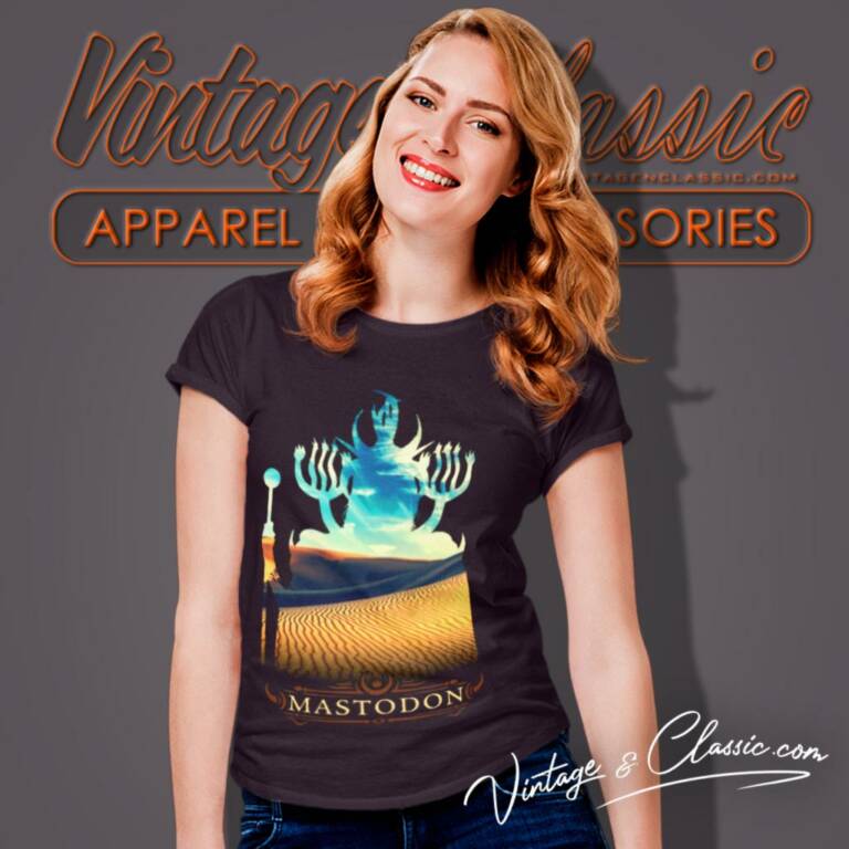Mastodon Desert Silhouette Women T Shirt Mastodon Desert Silhouette Women T Shirt