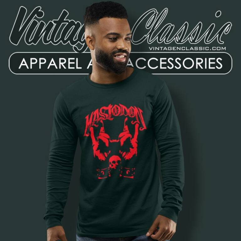 Mastodon Devil Horns Long Sleeve Tee Mastodon Devil Horns Long Sleeve Tee