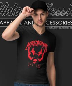 Mastodon Devil Horns V Neck TShirt