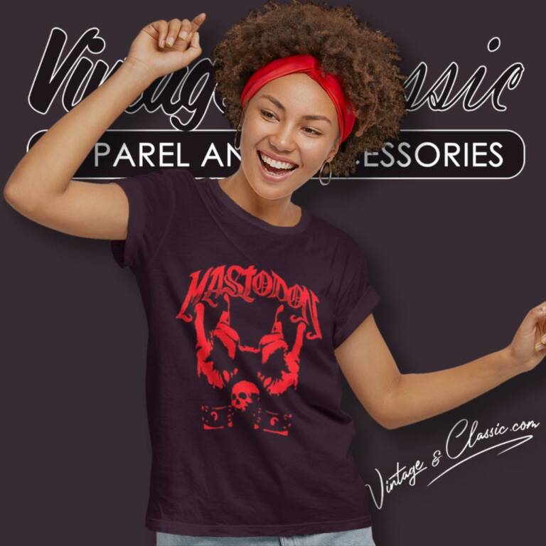 Mastodon Devil Horns Women T Shirt Mastodon Devil Horns Women T Shirt