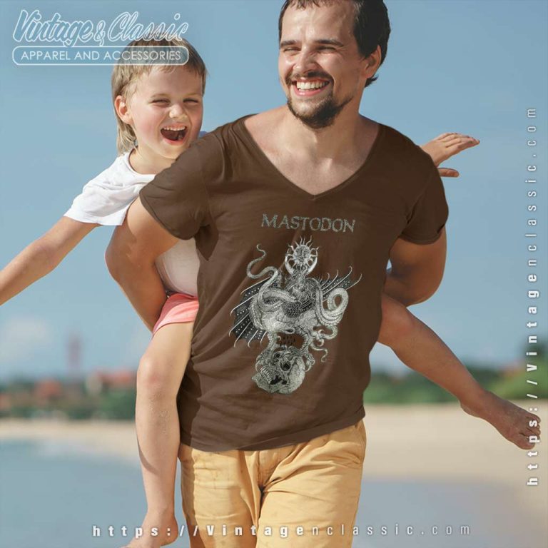 Mastodon Drakul V Neck TShirt Mastodon Drakul V Neck TShirt