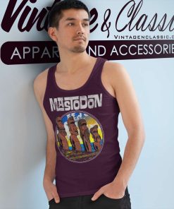 Mastodon Easter Statues Tank Top Racerback