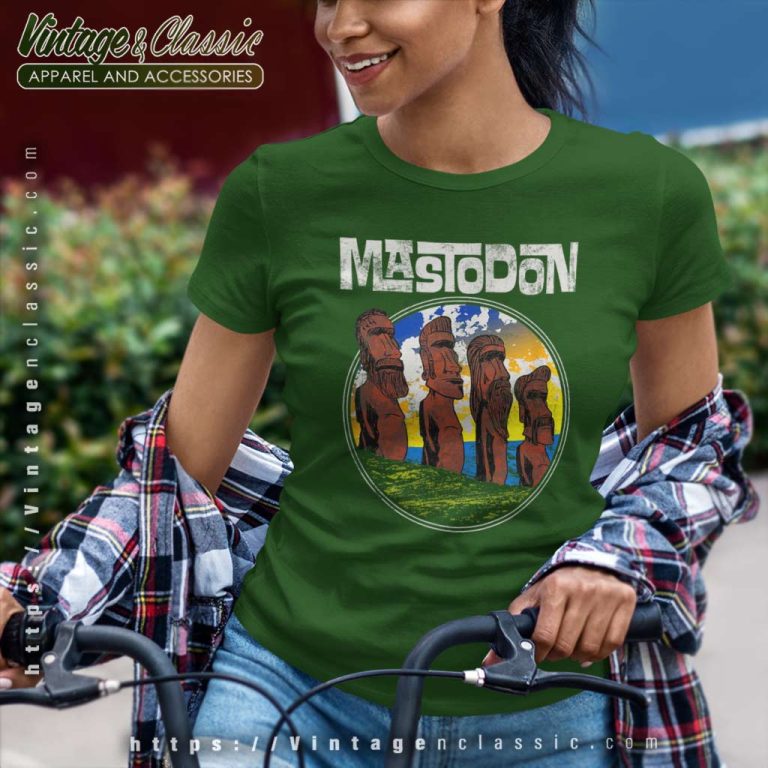 Mastodon Easter Statues Women TShirt Mastodon Easter Statues Women TShirt