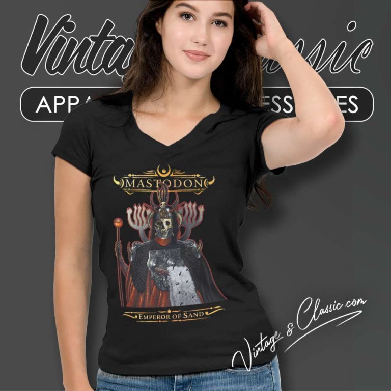 Mastodon Emperor Of Sand V Neck TShirt Mastodon Emperor Of Sand V Neck TShirt