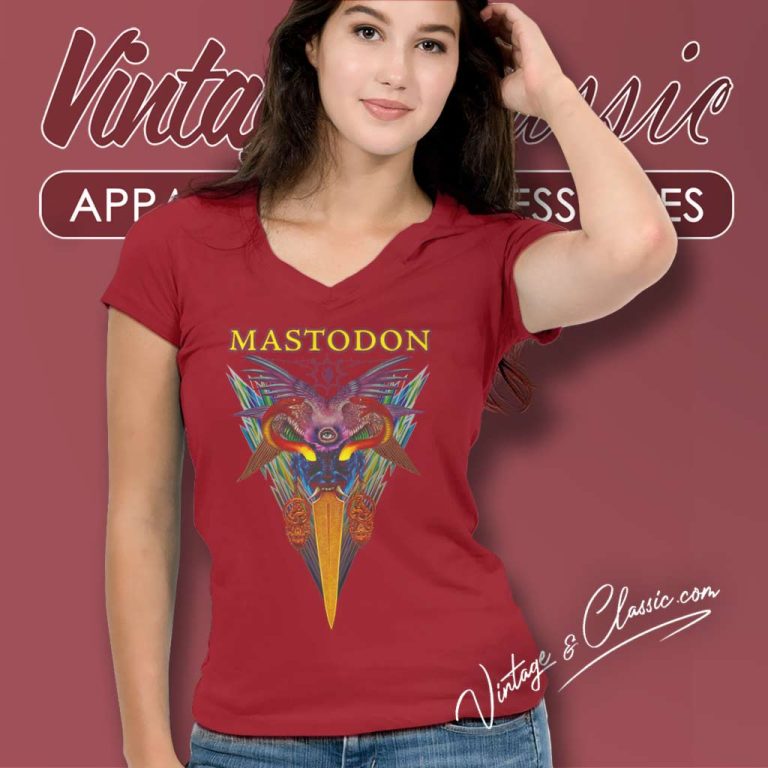 Mastodon Gojira Tour V Neck TShirt Mastodon Gojira Tour V Neck TShirt