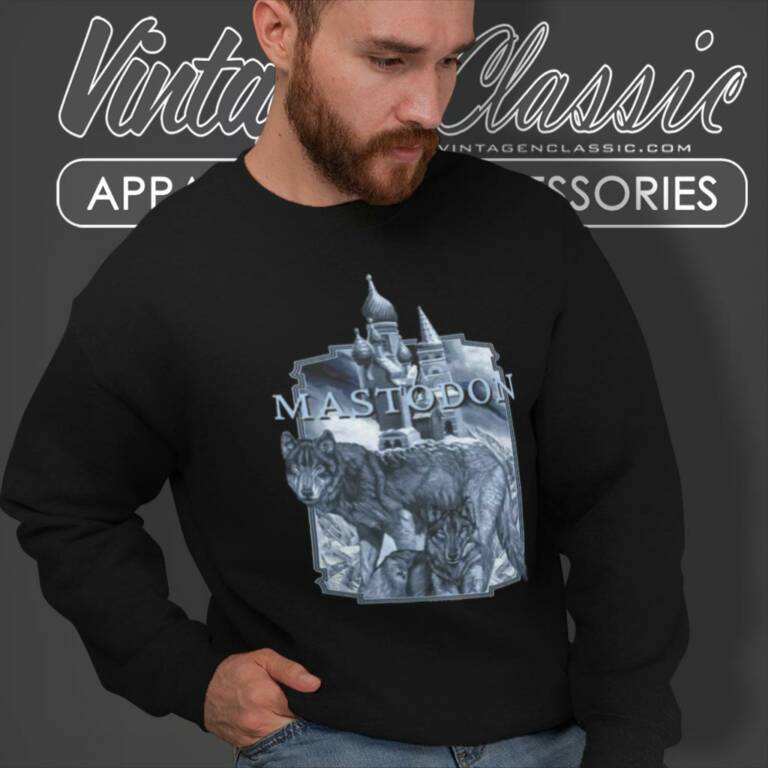 Mastodon Hushed Wolf Sweatshirt Mastodon Hushed Wolf Sweatshirt