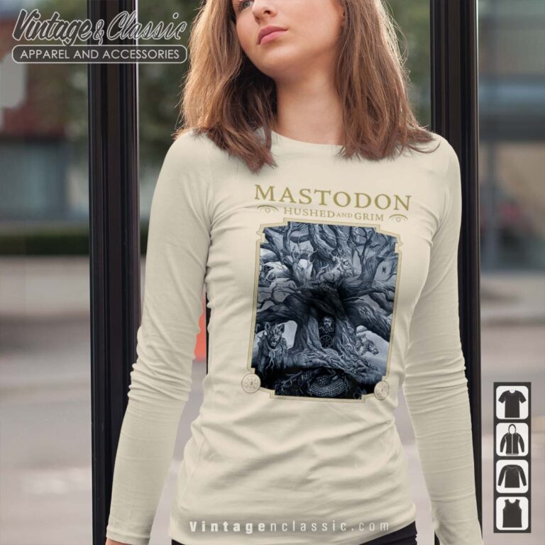 Mastodon Hushed and Grim Abum Cover Long Sleeves TShirt Mastodon Hushed and Grim Abum Cover Long Sleeves TShirt