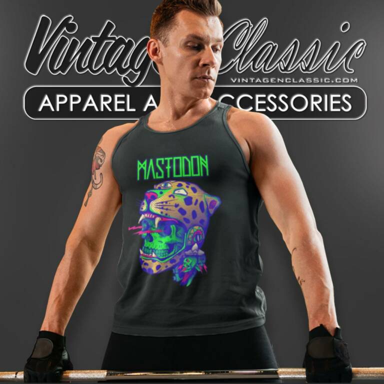 Mastodon Jaguar God Tank Top Racerback Mastodon Jaguar God Tank Top Racerback