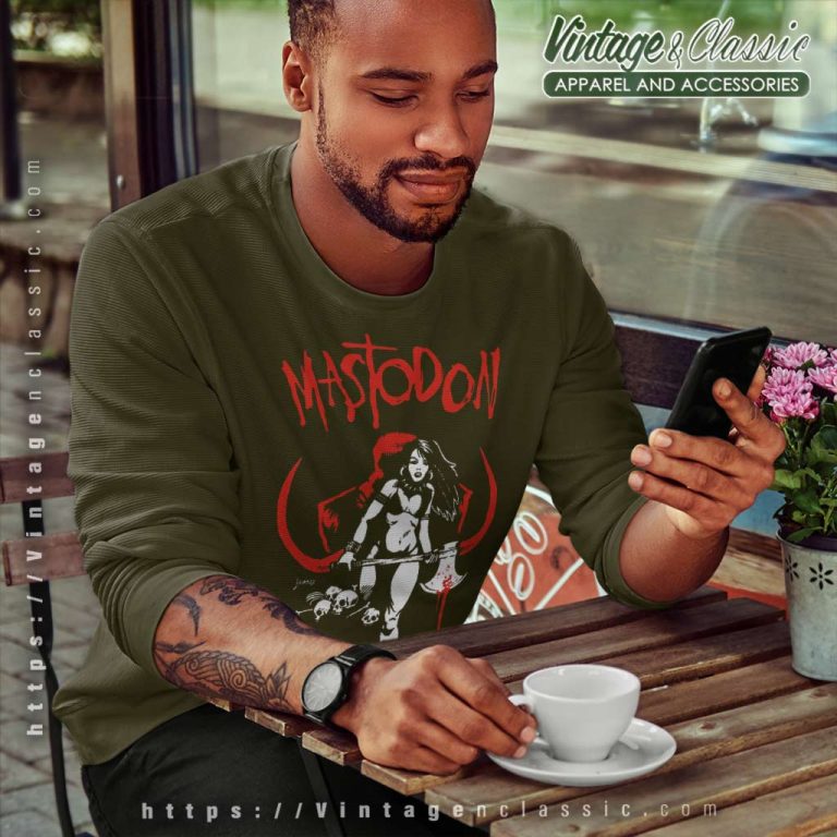 Mastodon Lady Axe Sweatshirt Mastodon Lady Axe Sweatshirt