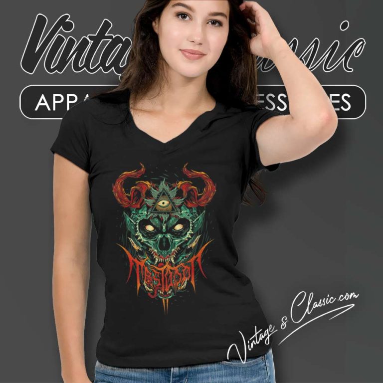 Mastodon Leaf Beast V Neck TShirt Mastodon Leaf Beast V Neck TShirt
