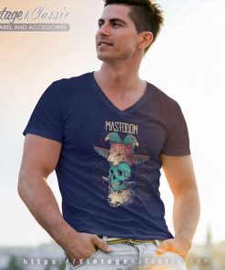 Mastodon Logo Totem V Neck TShirt