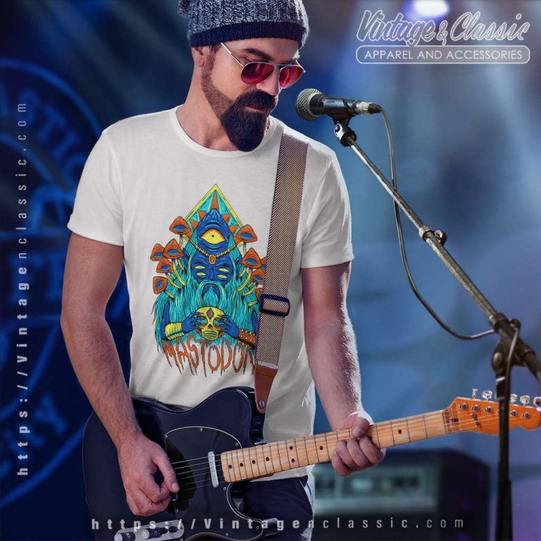 Mastodon Mushroom Wizard T Shirt Mastodon Mushroom Wizard T Shirt