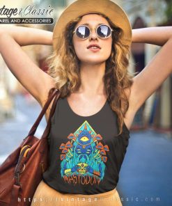Mastodon Mushroom Wizard Tank Top Racerback