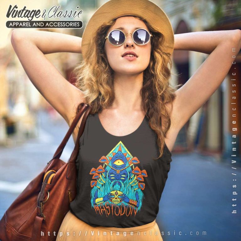 Mastodon Mushroom Wizard Tank Top Racerback Mastodon Mushroom Wizard Tank Top Racerback