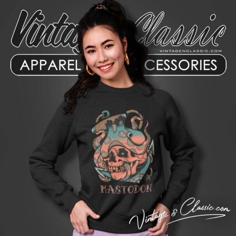 Mastodon Octopus Tattoo Sweatshirt Mastodon Octopus Tattoo Sweatshirt
