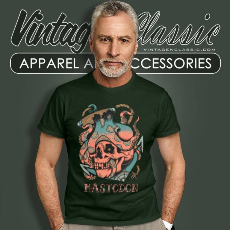 Mastodon Octopus Tattoo T Shirt Mastodon Octopus Tattoo T Shirt