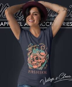 Mastodon Octopus Tattoo V Neck TShirt