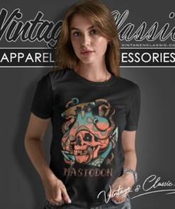 Mastodon Octopus Tattoo Women T Shirt