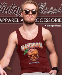 Mastodon Peach Skull Tank Top Racerback
