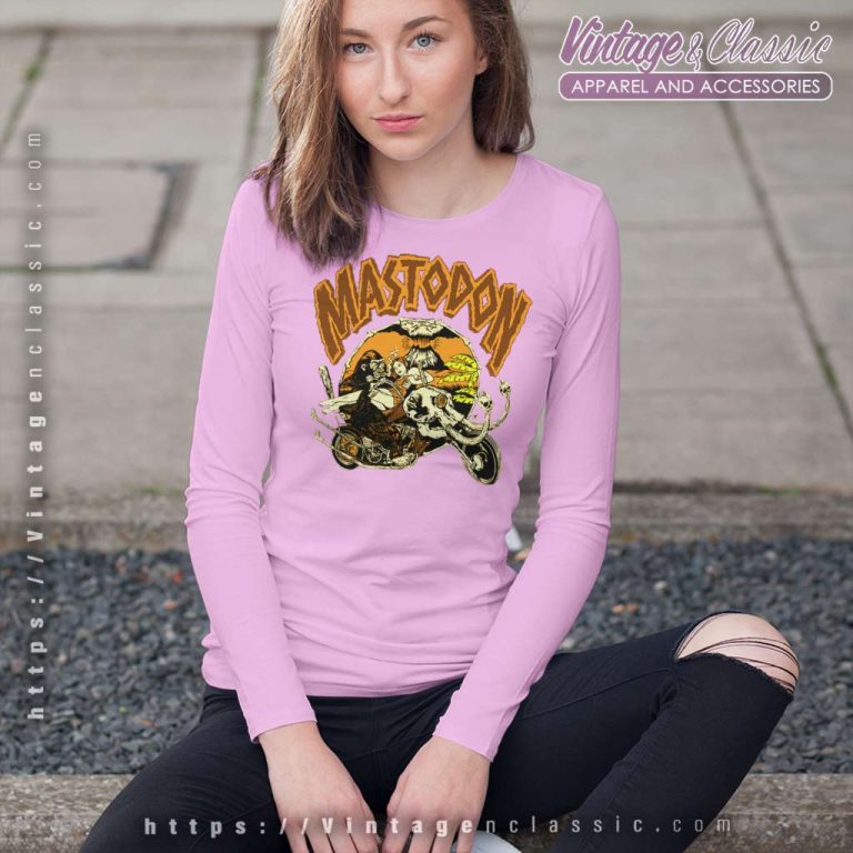 Mastodon Prehistoric Chopper Long Sleeve Tee Mastodon Prehistoric Chopper Long Sleeve Tee