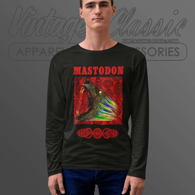 Mastodon Rainbow Lion Long Sleeve Tee Mastodon Rainbow Lion Long Sleeve Tee