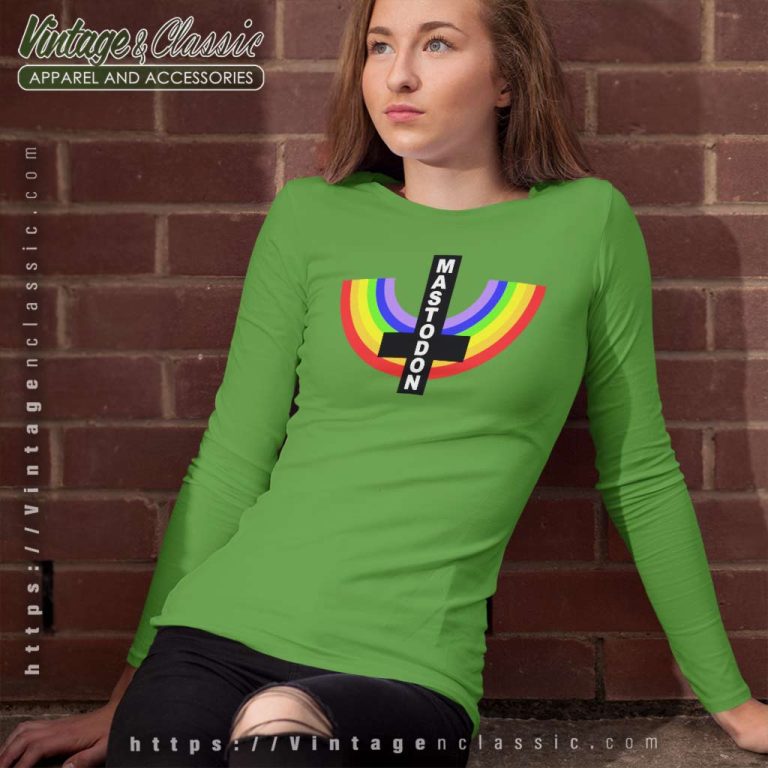 Mastodon Rainbow Long Sleeve Tee Mastodon Rainbow Long Sleeve Tee