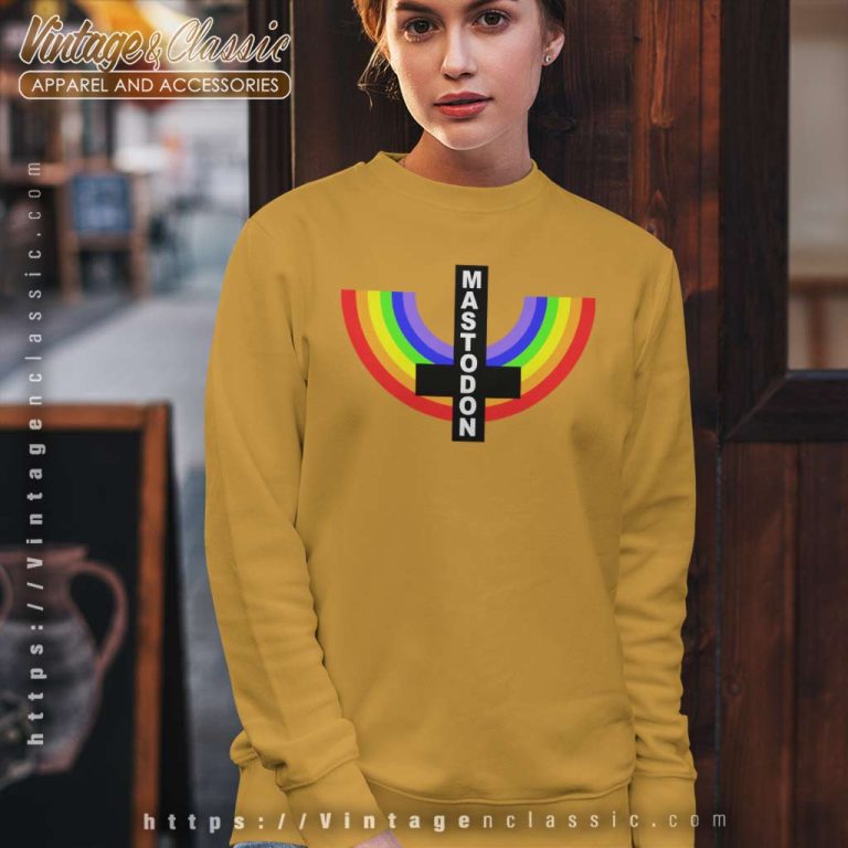 Mastodon Rainbow Sweatshirt Mastodon Rainbow Sweatshirt