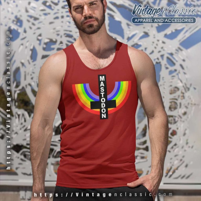 Mastodon Rainbow Tank Top Racerback Mastodon Rainbow Tank Top Racerback