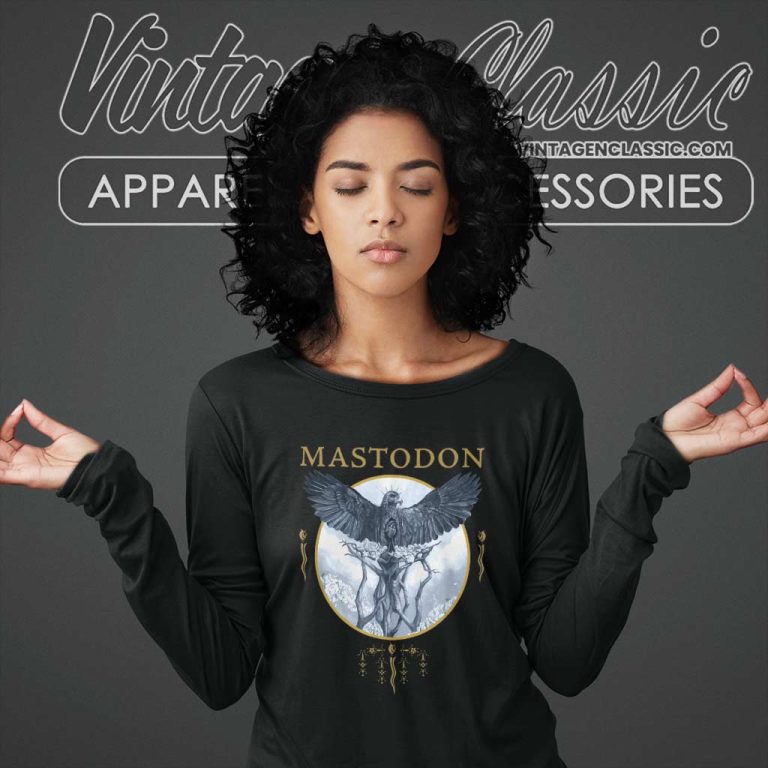 Mastodon Shirt Hushed And Grim Eagle Long Sleeve Tee Mastodon Shirt Hushed And Grim Eagle Long Sleeve Tee