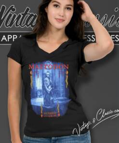 Mastodon Shirt Hushed Grim Reaper V Neck TShirt