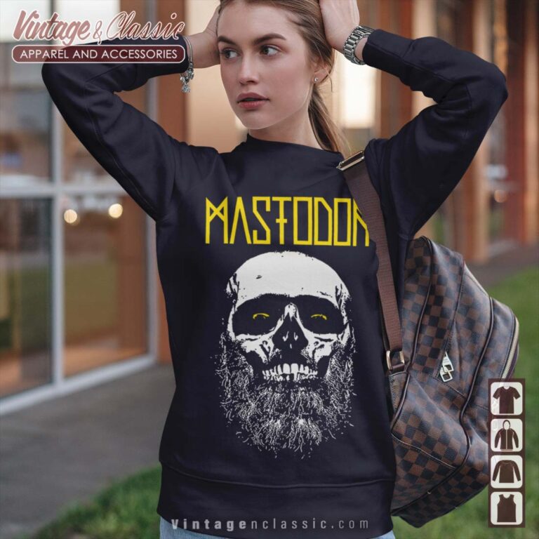 Mastodon Skull Beard Admat Sweatshirt Mastodon Skull Beard Admat Sweatshirt