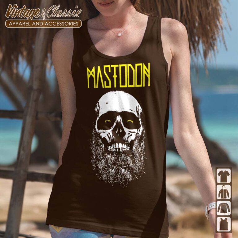 Mastodon Skull Beard Admat Tanktop Mastodon Skull Beard Admat Tanktop