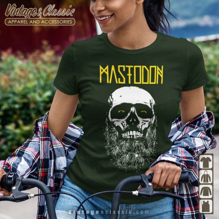 Mastodon Skull Beard Admat Women T shirt Mastodon Skull Beard Admat Women T shirt