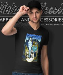 Mastodon Snake Charmer V Neck TShirt