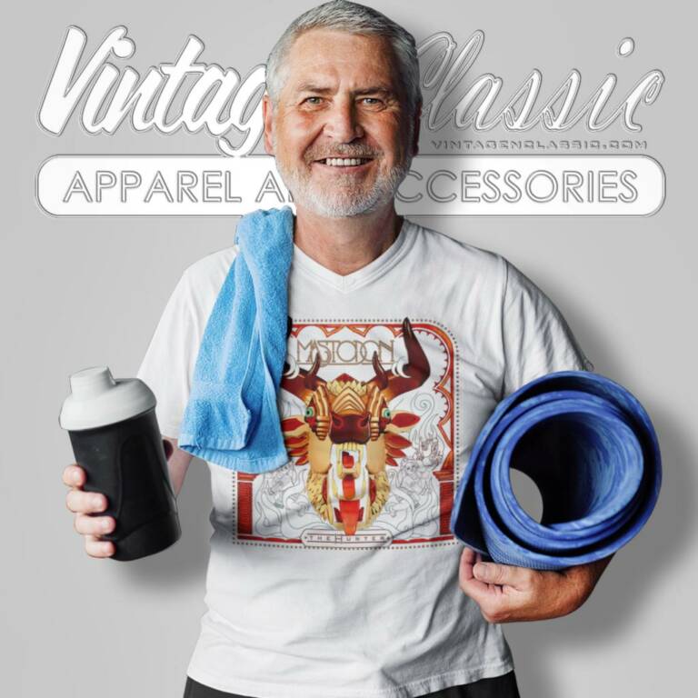 Mastodon The Hunter Album V Neck TShirt Mastodon The Hunter Album V Neck TShirt